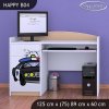 Psací stůl Happy B04 - policie (Barva bílá)