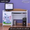 Psací stůl Happy B04 - sloník (Barva bílá)
