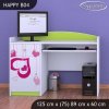 Psací stůl Happy B04 - padající srdce (Barva bílá)