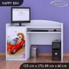 Psací stůl Happy B04 - zpívající auto (Barva bílá)