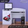 Psací stůl Happy B04 - super bolid (Barva bílá)