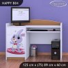 Psací stůl Happy B04 - super zajíček (Barva bílá)