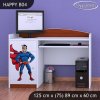 Psací stůl Happy B04 - super man (Barva bílá)
