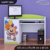 Psací stůl Happy B04 - šťastný medvídek (Barva bílá)