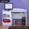 Psací stůl Happy B04 - závod (Barva bílá)