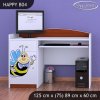 Psací stůl Happy B04 - usměvavá včelka (Barva bílá)