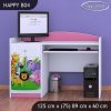 Psací stůl Happy B04 - veselý zvěřinec (Barva bílá)