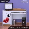 Psací stůl Happy B04 - závod F1 (Barva bílá)