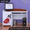 Psací stůl Happy B04 - závod F1 (Barva bílá)