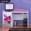 Psací stůl Happy B04 - začarovaný domeček (Barva bílá)