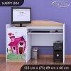 Psací stůl Happy B04 - začarovaný domeček (Barva bílá)