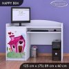 Psací stůl Happy B04 - začarovaný domeček (Barva bílá)