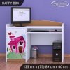 Psací stůl Happy B04 - začarovaný domeček (Barva bílá)
