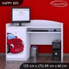 Psací stůl Happy B05 - pohádkové auto (Barva bílá)