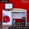Psací stůl Happy B05 - pohádkové auto (Barva bílá)