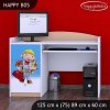 Psací stůl Happy B05 - bořek stavitel (Barva bílá)