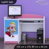 Psací stůl Happy B05 - bořek stavitel (Barva bílá)