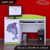 Psací stůl Happy B05 - delfín (Barva bílá)