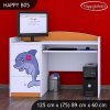 Psací stůl Happy B05 - delfín (Barva bílá)