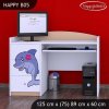 Psací stůl Happy B05 - delfín (Barva bílá)