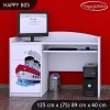 Psací stůl Happy B05 - velká loď (Barva bílá)