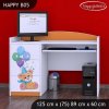 Psací stůl Happy B05 - medvídci s balónky (Barva bílá)