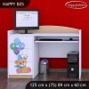 Psací stůl Happy B05 - medvídci s balónky (Barva bílá)
