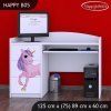 Psací stůl Happy B05 - jednorožec (Barva bílá)