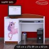 Psací stůl Happy B05 - jednorožec (Barva bílá)