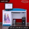 Psací stůl Happy B05 - princ a princezna (Barva bílá)