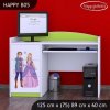 Psací stůl Happy B05 - princ a princezna (Barva bílá)