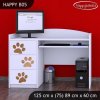 Psací stůl Happy B05 - pejsek (Barva bílá)