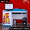 Psací stůl Happy B05 - lokomotiva (Barva bílá)