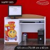 Psací stůl Happy B05 - lokomotiva (Barva bílá)