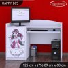 Psací stůl Happy B05 - monster toralei (Barva bílá)