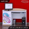 Psací stůl Happy B05 - motýlek (Barva bílá)