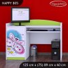 Psací stůl Happy B05 - motýlek (Barva bílá)