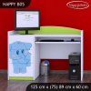 Psací stůl Happy B05 - modrý slon (Barva bílá)