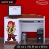 Psací stůl Happy B05 - pirát (Barva bílá)
