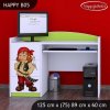Psací stůl Happy B05 - pirát (Barva bílá)