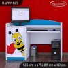 Psací stůl Happy B05 - včelka se srdcem (Barva bílá)