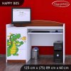 Psací stůl Happy B05 -  drak (Barva bílá)