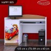 Psací stůl Happy B05 -  zpívající auto (Barva bílá)