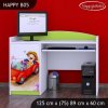 Psací stůl Happy B05 -  zpívající auto (Barva bílá)