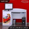 Psací stůl Happy B05 -  zpívající auto (Barva bílá)