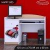 Psací stůl Happy B05 -  super bolid (Barva bílá)