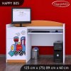 Psací stůl Happy B05 -  super lokomotiva (Barva bílá)