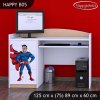 Psací stůl Happy B05 -  superman (Barva bílá)