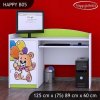 Psací stůl Happy B05 -  šťastný medvídek (Barva bílá)