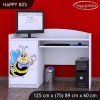 Psací stůl Happy B05 - usměvavá včelka (Barva bílá)